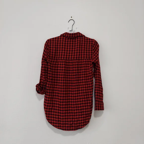 Black and Red dressy Flannel - Picture 4 of 5